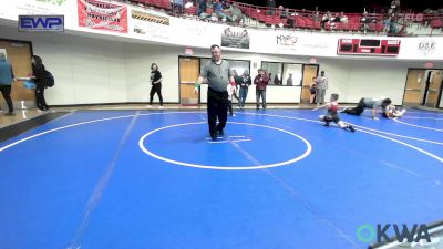70 lbs Rr Rnd 1 - Jasper Haff, Wagoner Takedown Club vs Knight Hix, Locust Grove Youth Wrestling