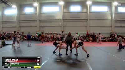 110 lbs Round 4 (8 Team) - Nico Lomonte, CRWC vs Henry Baker, Dayton Bandits