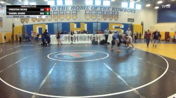 190 lbs Cons. Round 3 - Preston Ricks, Santaluces vs DANIEL DAMM, West Boca Raton Community High School