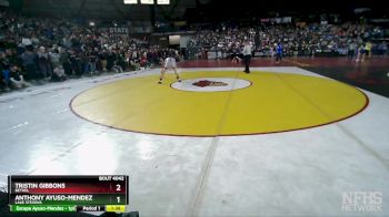 4A 138 lbs Champ. Round 1 - Tristin Gibbons, Bethel vs Anthony Ayuso-Mendez, Lake Stevens