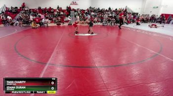 113 lbs Cons. Round 3 - Izaiah Duran, Skyview vs Tagg Charity, Smoky Hill