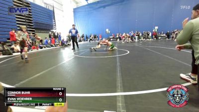 100 lbs Round 3 - Evan Woehrer, Columbus WO vs Connor Buhr, Kansas