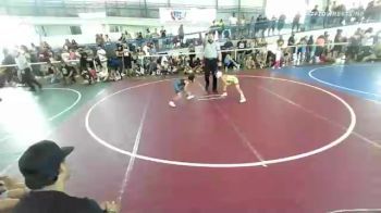 57 lbs Quarterfinal - Riley Ramirez, Pounders WC vs Camiel Guizar, Powerline Wrestling