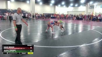 135 lbs Round 1 (8 Team) - Ailee Briggs, RPA/Head Hunters Wrestling Club vs Alexa Swaney, South Dakota Heat