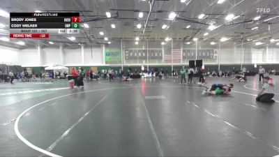157 lbs Cons. Round 2 - Brody Jones, Grand Valley State vs Cody Welker, UW-Parkside