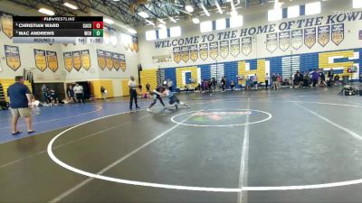 175 Gold Round 3 - Mac Andrews, Wellington Community Hs vs Christian Ward, Camden County