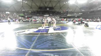 Boys 3A 126 lbs Champ. Round 2 - Grant George, Monroe vs Brayden Medelez, Hermiston