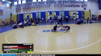 106 Blue Quarterfinal - Aliyah Gonzalez, Winter Park vs Alex Schnobrick, Olympic Heights