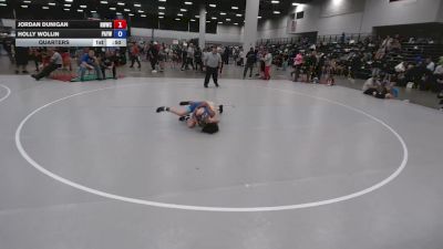 96.5-106.1 lbs Quarters - Jordan Dunigan, NWWC vs Holly Wollin, Parkview Albany Youth Wrestling