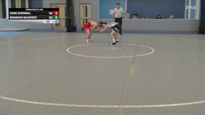 125 lbs Champ. Round 3 - Brandon Baustert, Southeast Community College vs Gabe Sherrell, Pratt Community College