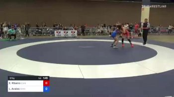 57 kg Round Of 64 - Esther Ribeiro, Connecticut vs Lillian Avalos, Somar Wrestling Club