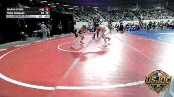 98 lbs Consi Of 16 #2 - Mason Byers, D3 Wrestling Cluib vs Titus Stewart, SPG
