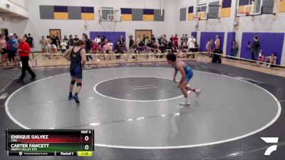 165 lbs Champ. Round 2 - Enrique Galvez, CWC vs Carter Fawcett, North Valley RTC