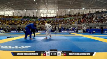 Wesley Felix Oliveira Da Silva vs Matheus Vetoraci De Menezes 2026 Brasileiro Jiu-Jitsu IBJJF