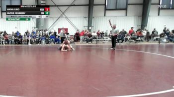 165 lbs Round Of 16 - Akiva Lind, Wesleyan vs Jacob Kennedy, Trinity