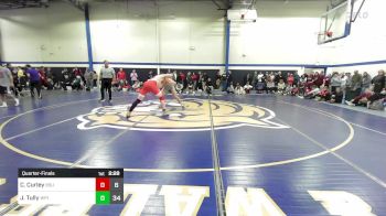 184 lbs Quarterfinal - Christian Curley, Bridgewater vs Joe Tully, Worcester Polytechnic