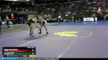 Quarterfinal - Mason Nitz, Elkhorn Valley vs Jose Escandon, Gibbon