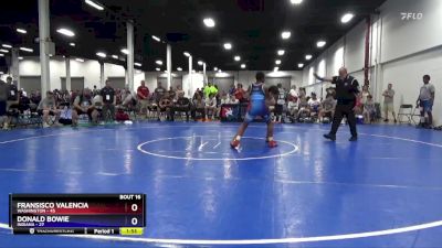 130 lbs Placement Matches (8 Team) - Fransisco Valencia, Washington vs Donald Bowie, Indiana