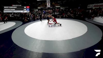 144 lbs Rocky Humphrey, IEWA - Inland Empire Wrestling Association vs Lincoln Chung, LAWA - Los Angles Wrestling Association