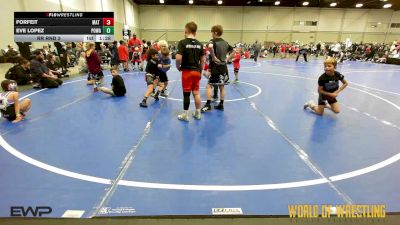 40 lbs Rr Rnd 3 - Forfeit, Mat Union Misfits 9U 1 vs Eve Lopez, POWA 9U