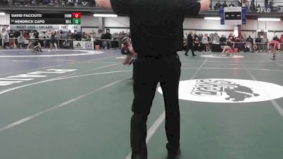 144 lbs Consi Of 8 #1 - David Facciuto, Farmingdale vs Hendrick Capo, Bellmore-jfk