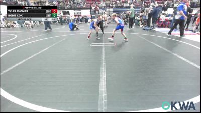 64 lbs 3rd Place - Tyler Thomas, Choctaw Ironman vs Bodie Cox, Smith Wrestling Academy