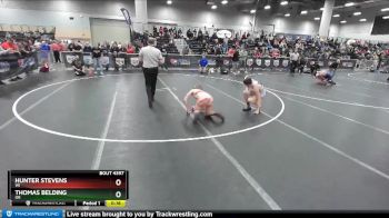 126 lbs 7th Place Match - Thomas Belding, OR vs Hunter Stevens, WI