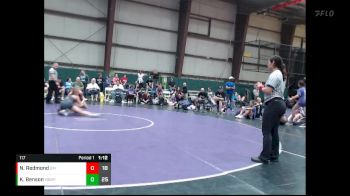117 lbs Finals (8 Team) - Nicole Redmond, Black Mambas vs Kailey Benson, Missouri BattleGear Purple