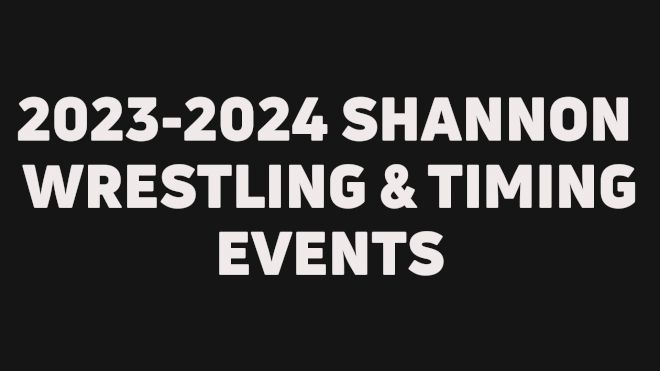 2023-24 Shannon Wrestling & Timing Events