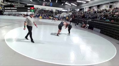 285 lbs Champ. Round 2 - Oliver Cooley, Maryville University vs Warren Smith, Murray State