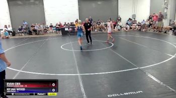 97 lbs Round 1 (8 Team) - Evan Cies, Pennsylvania Red vs Nyjah Wood, Arkansas