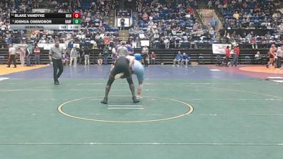 2 - 215 lbs Semifinal - Blake Vandyke, Richlands vs Joshua Osemobor, Radford
