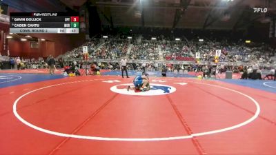 2A-113 lbs Cons. Round 2 - Gavin Dollick, Upton vs Caden Cantu, Moorcroft