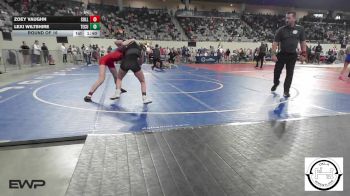 101 lbs Round Of 16 - Zoey Vaughn, Collinsville Junior High vs Lexi Wiltshire, Tecumseh