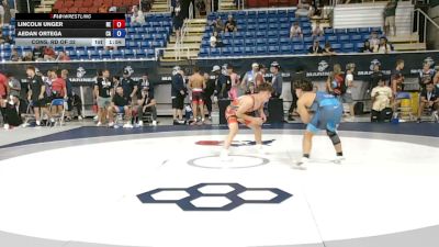 144 lbs Cons. Rd Of 32 - Lincoln Unger, Nebraska vs Aedan Ortega, California