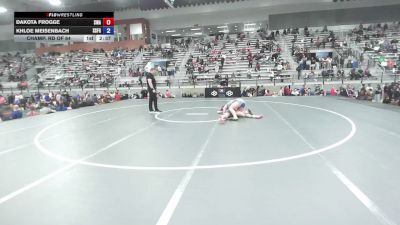 65 kg Champ. Rd Of 64 - Dakota Frogge, Sanderson Wrestling Academy vs Khloe Meisenbach, South San Francisco Gator WC
