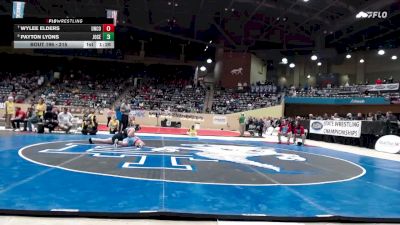 215 lbs Champ. Round 1 - Wylee Elders, Union County vs Payton Lyons, Johnson Central