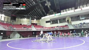 140 lbs Round 4 (6 Team) - Sophia Hoeme, Manhattan HS vs Savannah Pietrzak, Wood River