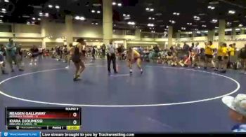 138 lbs Round 9 (10 Team) - Kiara Djoumessi, Iowa Pin-A-Sarus vs Reagen Gallaway, Nebraska Tsunami