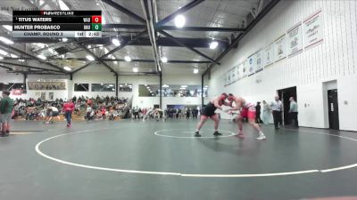 285 lbs Champ. Round 2 - Titus Waters, Wabash vs Hunter Probasco, Ohio Northern