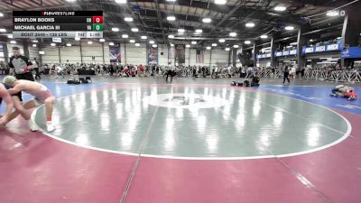 138 lbs Round Of 64 - Braylon Books, OH vs Michael Garcia III, VA