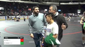 138 lbs 7th Place - Michael Fox, Willamina vs Charlie Evans, Newberg