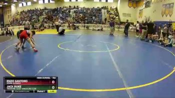 152 lbs Champ. Round 2 - Enzo Santoro, Doral Academy vs Jack Duke, Treasure Coast Wrestling Club