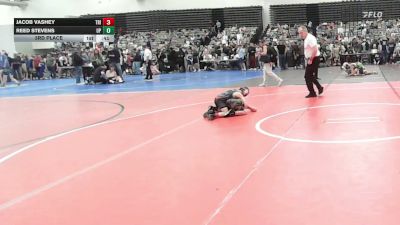 60-T lbs 3rd Place - Jacob Vashey, Triumph Trained vs Reed Stevens, Upper Perkiomen