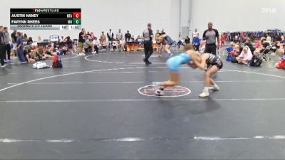 105 lbs Round 8 (10 Team) - Austin Haney, MF Angels vs Farynn Rhees, Missouri Outlaws