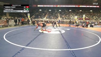 4A-120 lbs Champ. Round 1 - Kirklin Hay, Rock Springs vs Kimball Parry, Star Valley