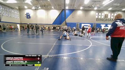 135 lbs Champ. Round 1 - Joseph Whitford, Jr., Sanderson Wrestling Academy vs Joshua Makitrin, Northside Wrestling Club