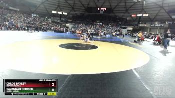 Girls 3A/4A 155 Cons. Round 3 - Savannah Derrick, Hazen (Girls) vs Chloe Bayley, Issaquah (Girls)