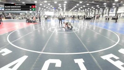 152 lbs Consi Of 16 #2 - Blake Samuelson, KS vs Jacob Critchfield, NH