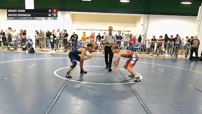 150 lbs Round Of 128 - Brady Hand, VA vs Royce Espinoza, NC